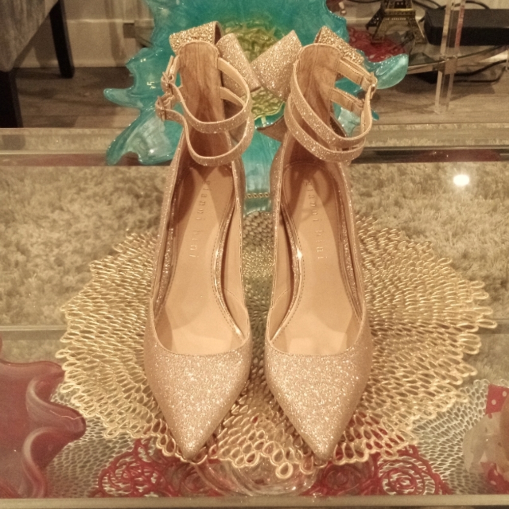 SIZE 11 GIANNI BINI TINSLEY SAND HEELS 4 inch heels